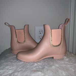 Pink Jack Rogers Rain Boots